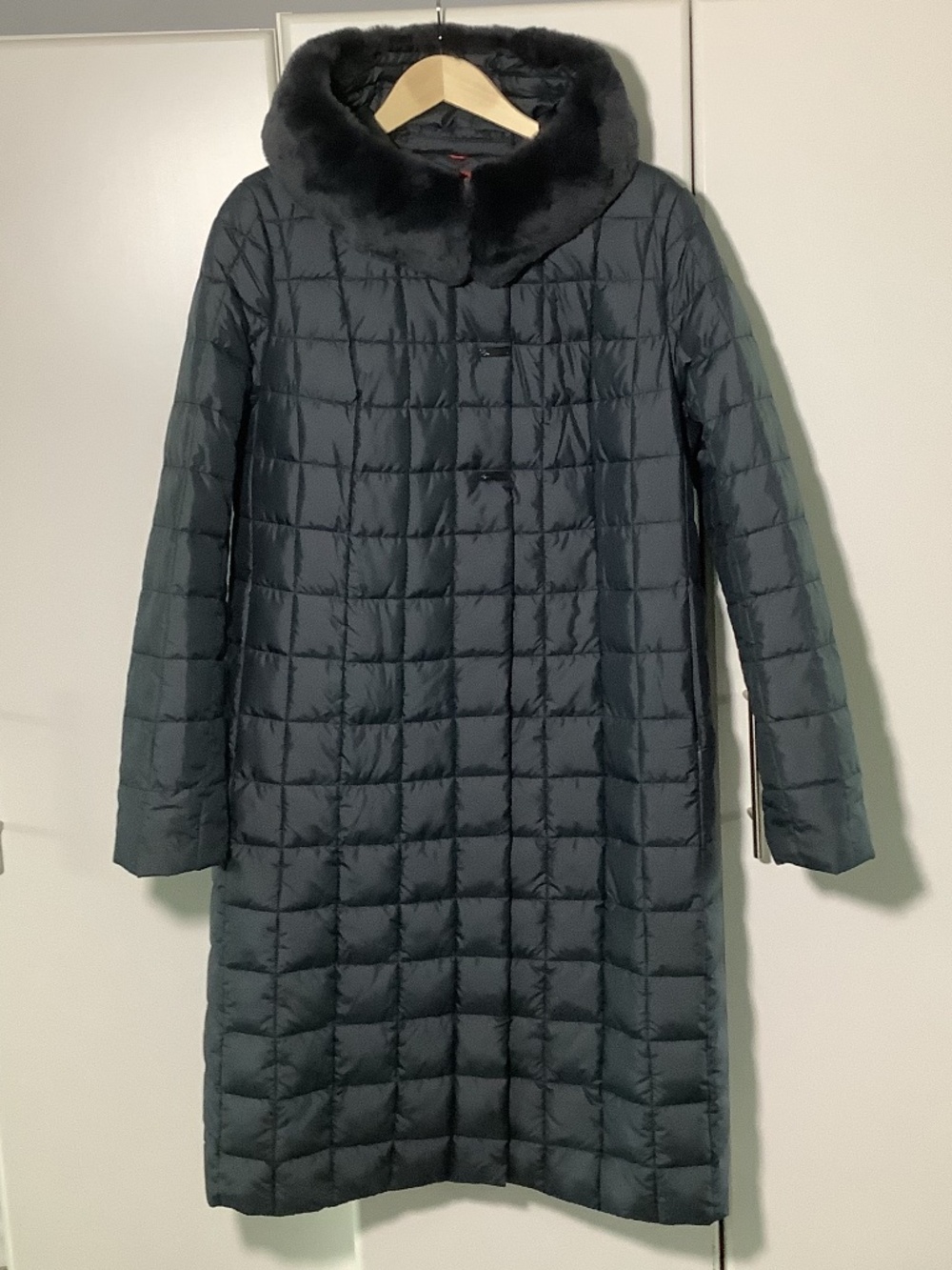 Astrid Women Coats Puffers, Calm dark Green, Size L (Eur 44)
